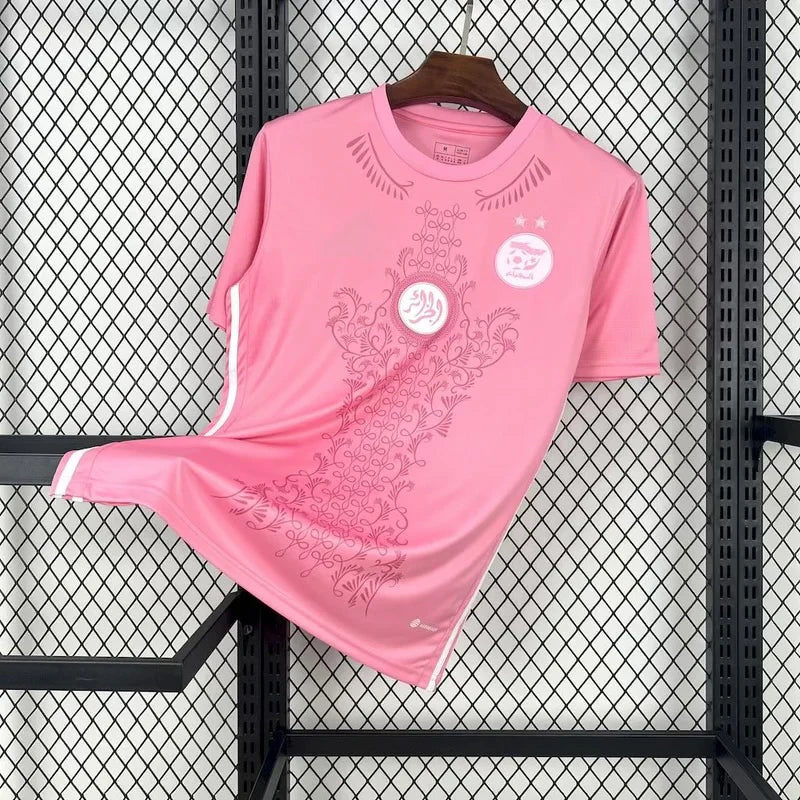 Maillot Algérie Rose et Blanc 25/26